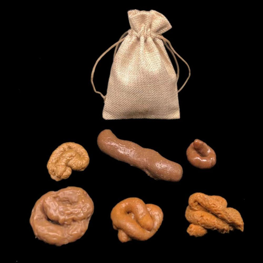 6Pcs Turd Tricky Gadget Squish - Fake Poop Gag Gift ulasan dan harga