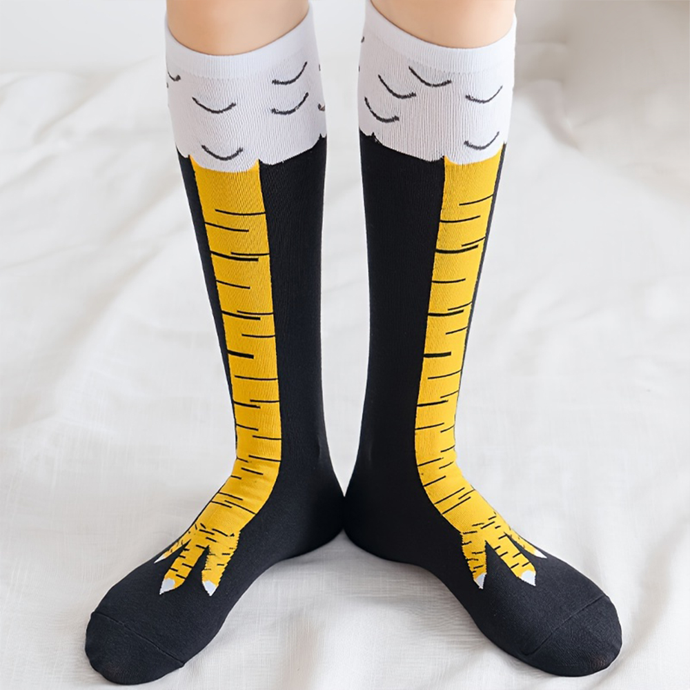 1 Pasang Kaus Kaki Setinggi Lu - Funny Chicken Leg Socks ulasan dan harga