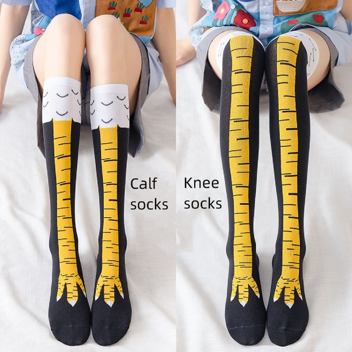 1/2/5 Pasang Kaus Kaki Setingg - Funny Chicken Leg Socks ulasan dan harga