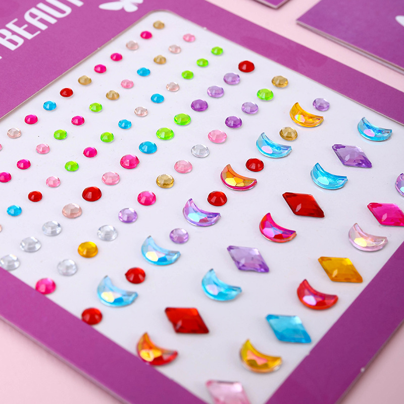 Stiker Permata Wajah Laris Man - Party Supplies ulasan dan harga