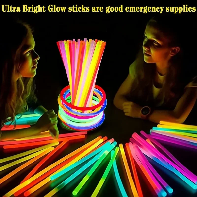Tongkat Lampu Menyala dalam Ge - Glow In The Dark Party Glasses ulasan dan harga
