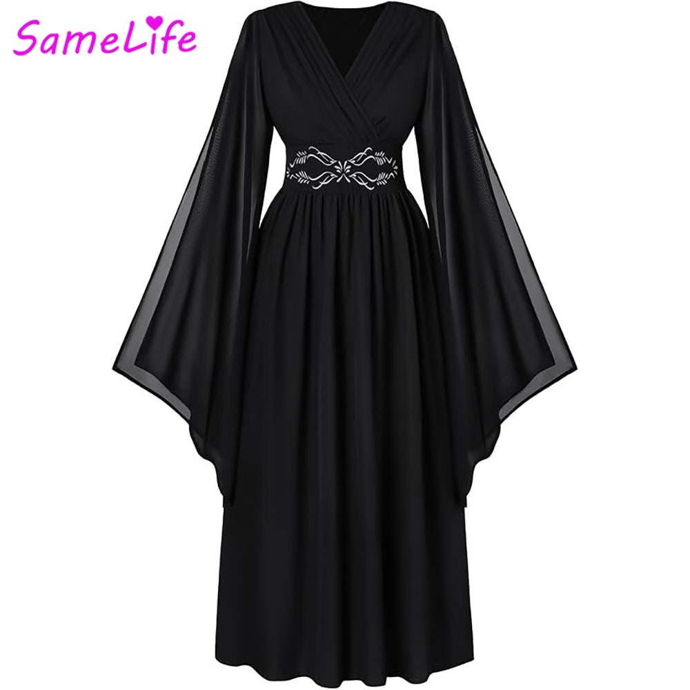 Gaun Cosplay Putri Abad Perten - Medieval Renaissance Dress Women ulasan dan harga