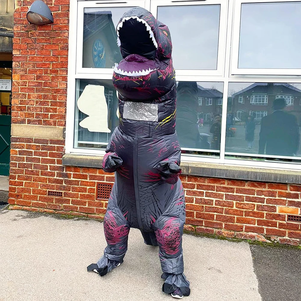 Kostum Dinosaurus Tiup Tyranno - Inflatable Dinosaur Costume Adult ulasan dan harga