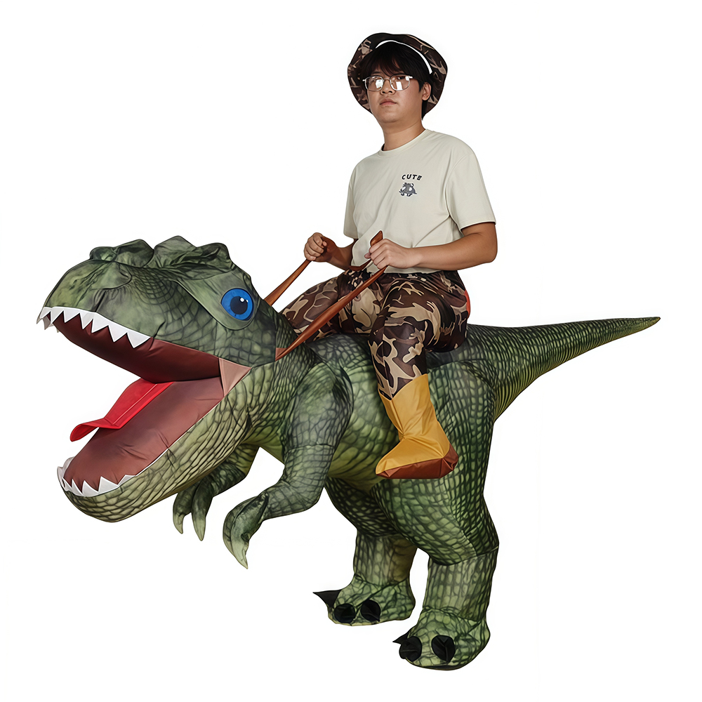 Kostum Cosplay Dinosaurus Dewa - Inflatable Dinosaur Costume Adult ulasan dan harga