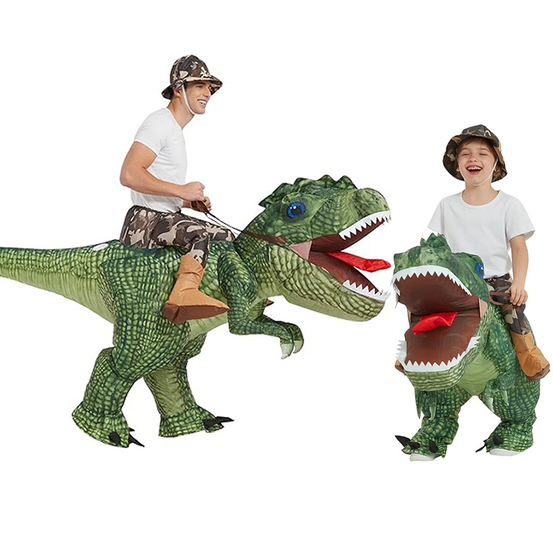 Kostum Tyrannosaurus rex tiup  - Inflatable Dinosaur Costume Adult ulasan dan harga