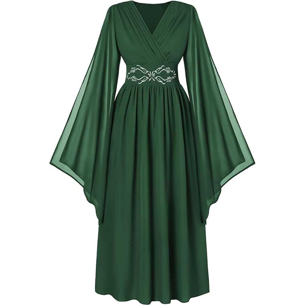 Kostum Cosplay Abad Pertengaha - Medieval Renaissance Dress Women ulasan dan harga