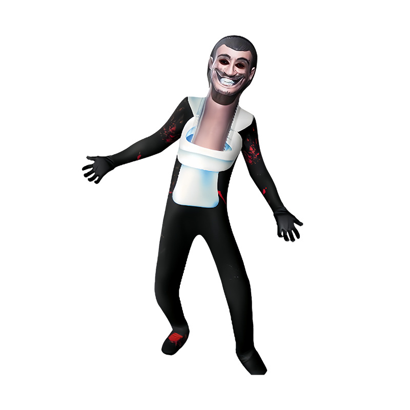 Kostum cosplay Halloween Skibi - Spiderman Jumpsuit Kids ulasan dan harga