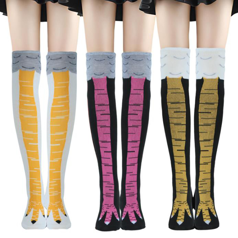 1-4 Pasang Kaus Kaki Wanita Se - Funny Chicken Leg Socks ulasan dan harga