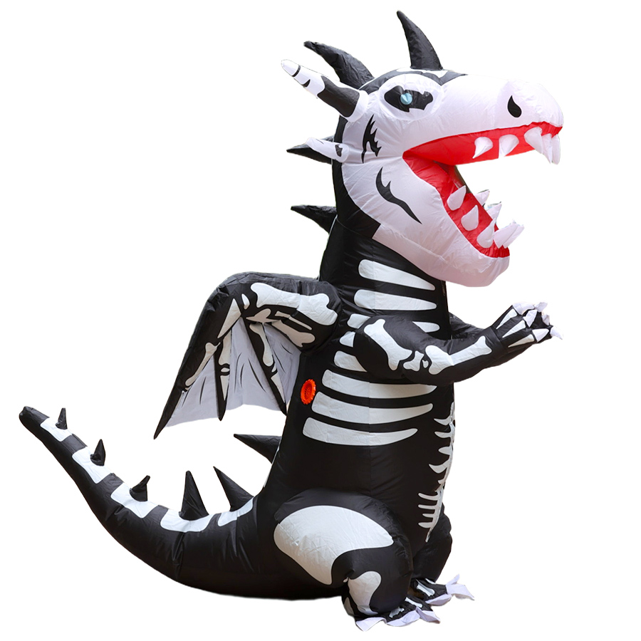 Kostum Dinosaurus Tiup Hallowe - Inflatable Dinosaur Costume Adult ulasan dan harga
