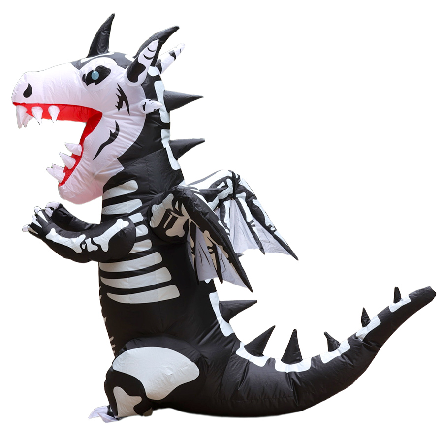 Kostum Dinosaurus Tiup Hallowe - Inflatable Dinosaur Costume Adult ulasan dan harga