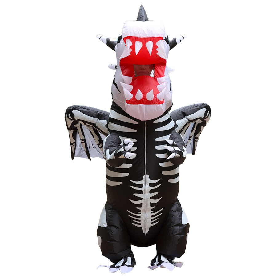Kostum Dinosaurus Tiup Hallowe - Inflatable Dinosaur Costume Adult ulasan dan harga